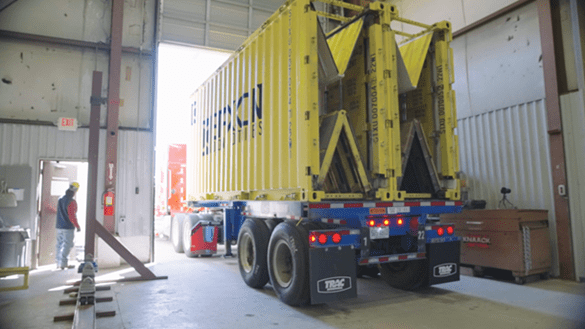Innovation in Business. Staxxon World's first foldable, 100% interchangeable shipping container.
